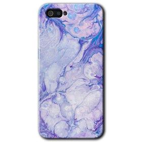 Realme C2 Spots Lilac Baskılı Uyumlu Silikon Kılıf
