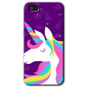 Realme C2 Unicorn Sleep Baskılı Uyumlu Silikon Kılıf