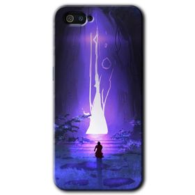 Realme C2 Wanderer Silhouette Baskılı Uyumlu Silikon Kılıf