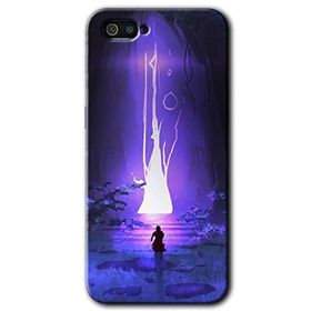 Realme C2 Wanderer Silhouette Baskılı Uyumlu Silikon Kılıf