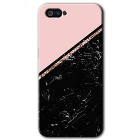 Realme C2 Yarım Mermer Baskılı Uyumlu Silikon Kılıf