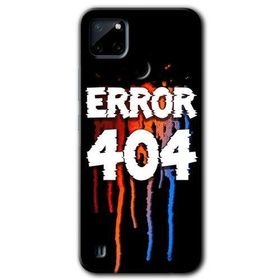 Realme C21 404 Error Baskılı Uyumlu Silikon Kılıf