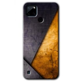 Realme C21 Abstract 3 Baskılı Uyumlu Silikon Kılıf