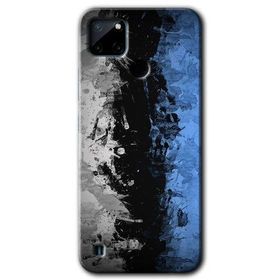 Realme C21 Abstract Wallpaper Baskılı Uyumlu Silikon Kılıf