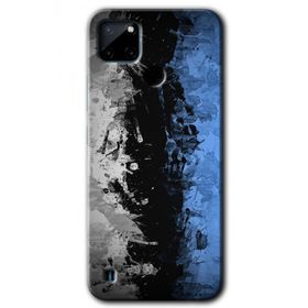 Realme C21 Abstract Wallpaper Baskılı Uyumlu Silikon Kılıf