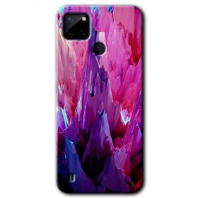 Realme C21 Abstraction Sharp Baskılı Uyumlu Silikon Kılıf