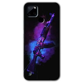 Realme C21 AK Baskılı Uyumlu Silikon Kılıf