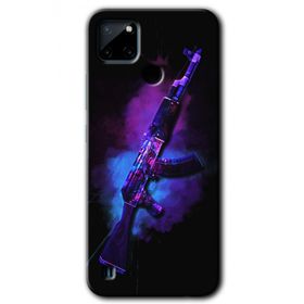 Realme C21 AK Baskılı Uyumlu Silikon Kılıf