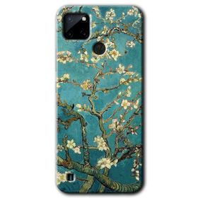 Realme C21 Almond Blossom Baskılı Uyumlu Silikon Kılıf