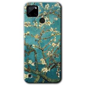 Realme C21 Almond Blossom Baskılı Uyumlu Silikon Kılıf