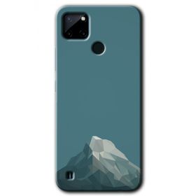 Realme C21 Alone Mountain Baskılı Uyumlu Silikon Kılıf