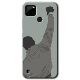 Realme C21 Artwork Wide Baskılı Uyumlu Silikon Kılıf
