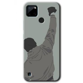 Realme C21 Artwork Wide Baskılı Uyumlu Silikon Kılıf