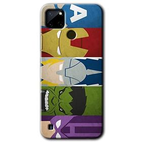 Realme C21 Avengers 1 Baskılı Uyumlu Silikon Kılıf