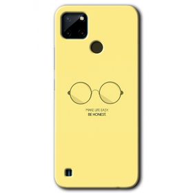 Realme C21 Be Honest Baskılı Uyumlu Silikon Kılıf