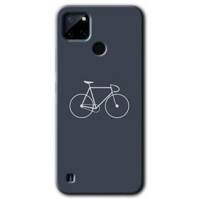 Realme C21 Bike Baskılı Uyumlu Silikon Kılıf