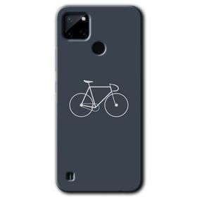 Realme C21 Bike Baskılı Uyumlu Silikon Kılıf