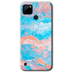 Realme C21 Bubbles 1 Baskılı Uyumlu Silikon Kılıf