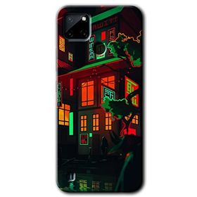 Realme C21 China Street Baskılı Uyumlu Silikon Kılıf