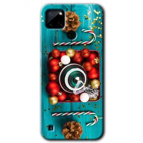 Realme C21 Christmas Baskılı Uyumlu Silikon Kılıf