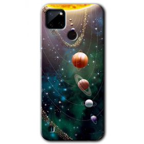 Realme C21 Cosmos Baskılı Uyumlu Silikon Kılıf
