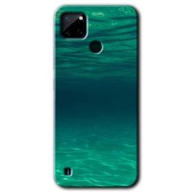 Realme C21 Derin Deniz Baskılı Uyumlu Silikon Kılıf