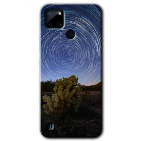 Realme C21 Eclipse Sky Baskılı Uyumlu Silikon Kılıf