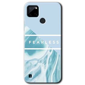 Realme C21 Fearless Baskılı Uyumlu Silikon Kılıf