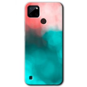 Realme C21 Flu Işık Baskılı Uyumlu Silikon Kılıf