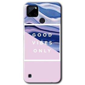 Realme C21 Good Vibes Baskılı Uyumlu Silikon Kılıf