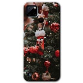 Realme C21 Happy New Year Baskılı Uyumlu Silikon Kılıf
