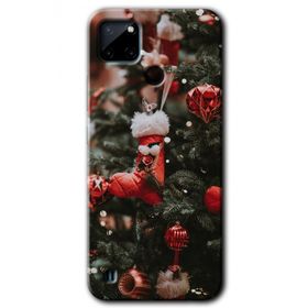 Realme C21 Happy New Year Baskılı Uyumlu Silikon Kılıf