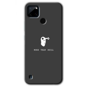 Realme C21 Headshot Baskılı Uyumlu Silikon Kılıf