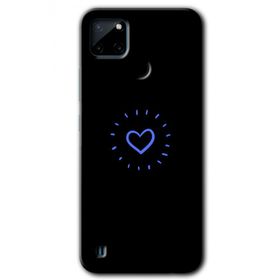 Realme C21 Heart Strokes Baskılı Uyumlu Silikon Kılıf