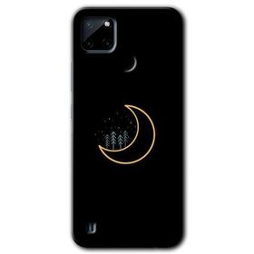 Realme C21 İyi Geceler Baskılı Uyumlu Silikon Kılıf