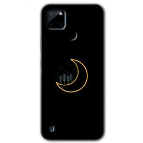 Realme C21 İyi Geceler Baskılı Uyumlu Silikon Kılıf