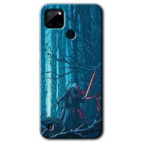 Realme C21 Jedi Baskılı Uyumlu Silikon Kılıf