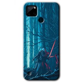 Realme C21 Jedi Baskılı Uyumlu Silikon Kılıf