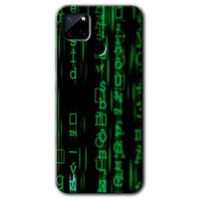 Realme C21 Matrix Baskılı Uyumlu Silikon Kılıf