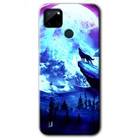 Realme C21 Mega Kurt Baskılı Uyumlu Silikon Kılıf