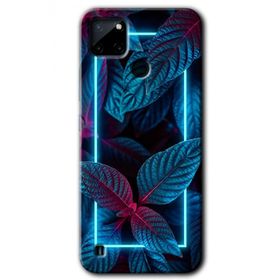 Realme C21 Mekanik Yaprak 4 Baskılı Uyumlu Silikon Kılıf