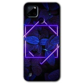 Realme C21 Mekanik Yaprak 5 Baskılı Uyumlu Silikon Kılıf