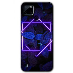 Realme C21 Mekanik Yaprak 5 Baskılı Uyumlu Silikon Kılıf