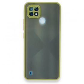Realme C21 Montreal Silikon Kapak Açık Yeşil Kılıf