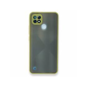 Realme C21 Montreal Silikon Kapak Açık Yeşil Kılıf