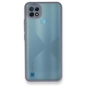 Realme C21 Montreal Silikon Kapak Gri Kılıf