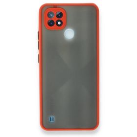 Realme C21 Montreal Silikon Kapak Kırmızı Kılıf
