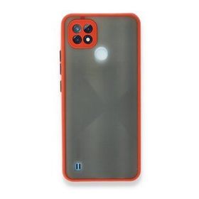 Realme C21 Montreal Silikon Kapak Kırmızı Kılıf