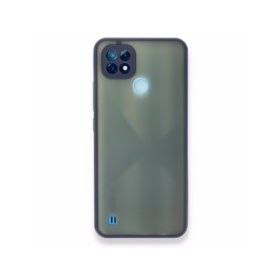 Realme C21 Montreal Silikon Kapak Lacivert Kılıf