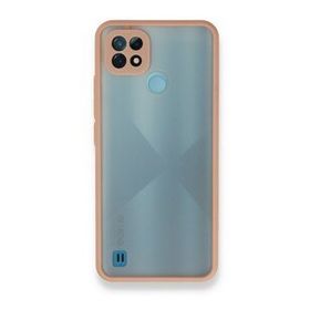 Realme C21 Montreal Silikon Kapak Pembe Kılıf